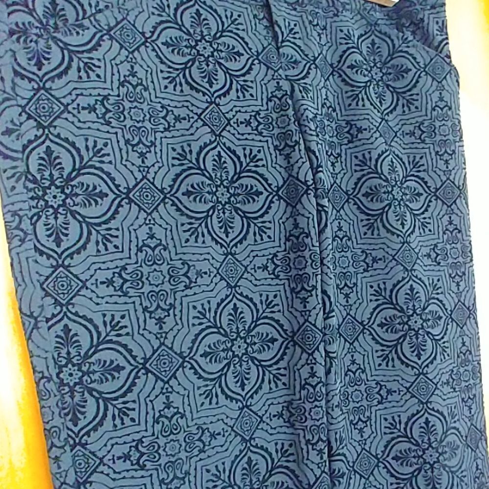 Rampage Boho Black Burnout Velvet Flare Trousers